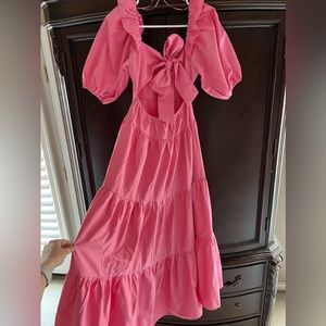 VICI pink maxi dress